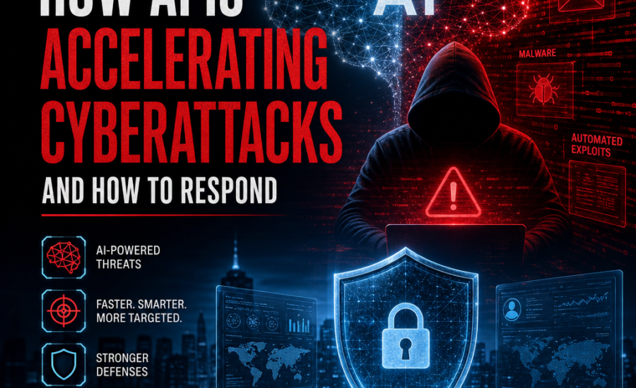 Illustration of How AI Is Accelerating Cyberattacks and How to Respond