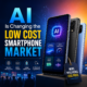 Conceptual image of AI transforming low-cost smartphones with smarter performance and advanced features