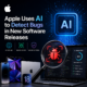 Illustration of Apple using AI to detect bugs in new software releases and improve software quality