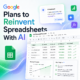 Google introduces AI-powered spreadsheet features for forecasting and data analysis