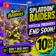 Splatoon Raiders Nintendo Switch game box art with preorder discount banner and release date details