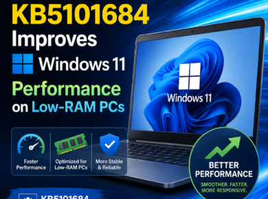 Microsoft KB5101684 update improves Windows 11 performance on low-RAM PCs, making it faster and smoother.