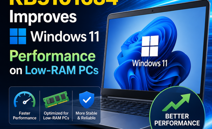Microsoft KB5101684 update improves Windows 11 performance on low-RAM PCs, making it faster and smoother.