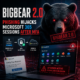 Cybersecurity warning graphic about BigBear 2.0 phishing hijacking Microsoft 365 sessions after MFA