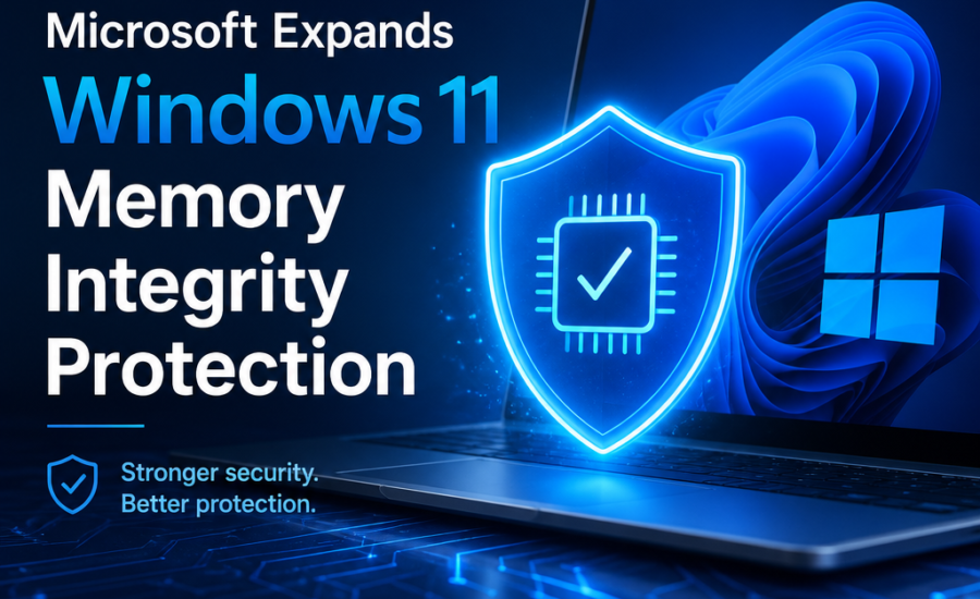 Windows 11 security settings screen showing Memory Integrity protection option enabled