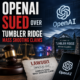 News graphic about OpenAI being sued over alleged mass shooting claims in Tumbler Ridge, British Columbia