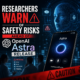 Graphic about researchers warning of AI safety risks ahead of OpenAI Astra’s release.